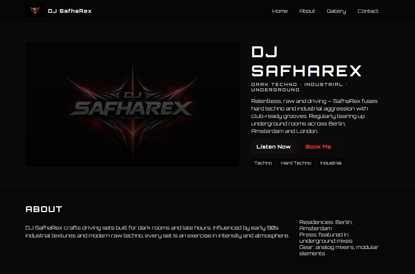 DJ Website